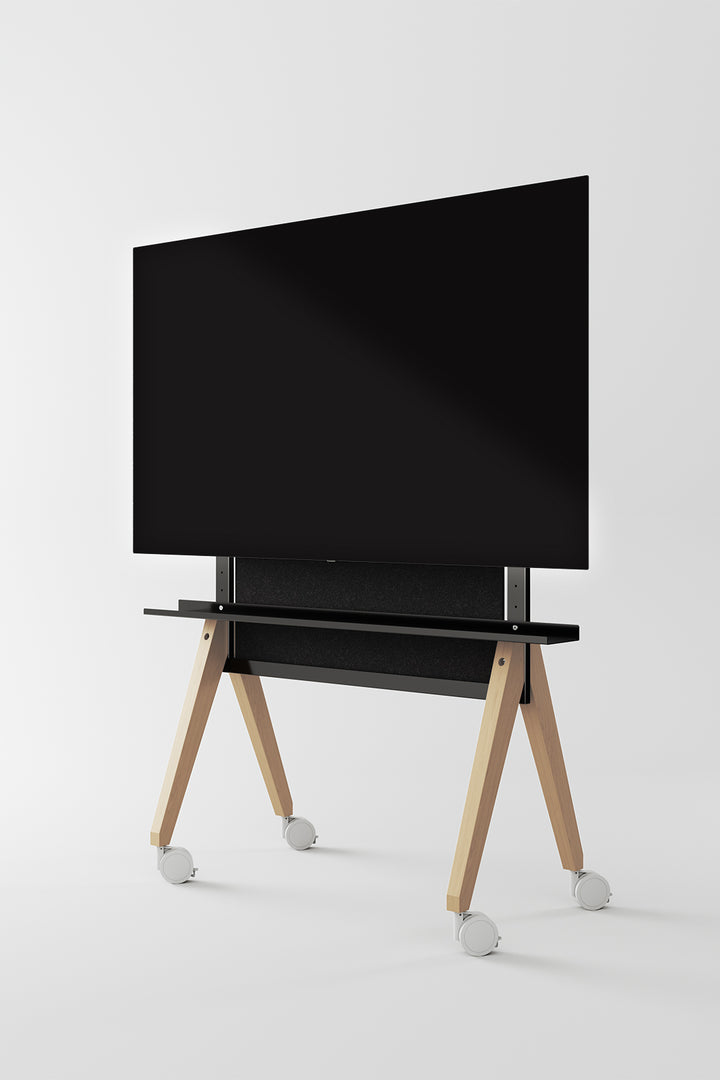 TV and monitor trolley for displays up to 85 inches - <tc>Line Up</tc>
