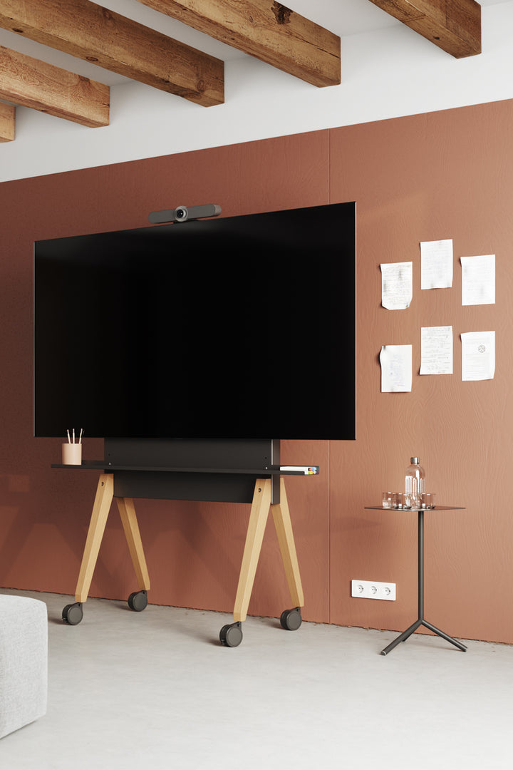 TV and monitor trolley for displays up to 100 inches - <tc>Chatterbox</tc>
