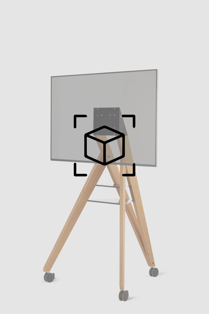 TV and monitor stands from <tc>Castors</tc> to 65 inches - <tr48
