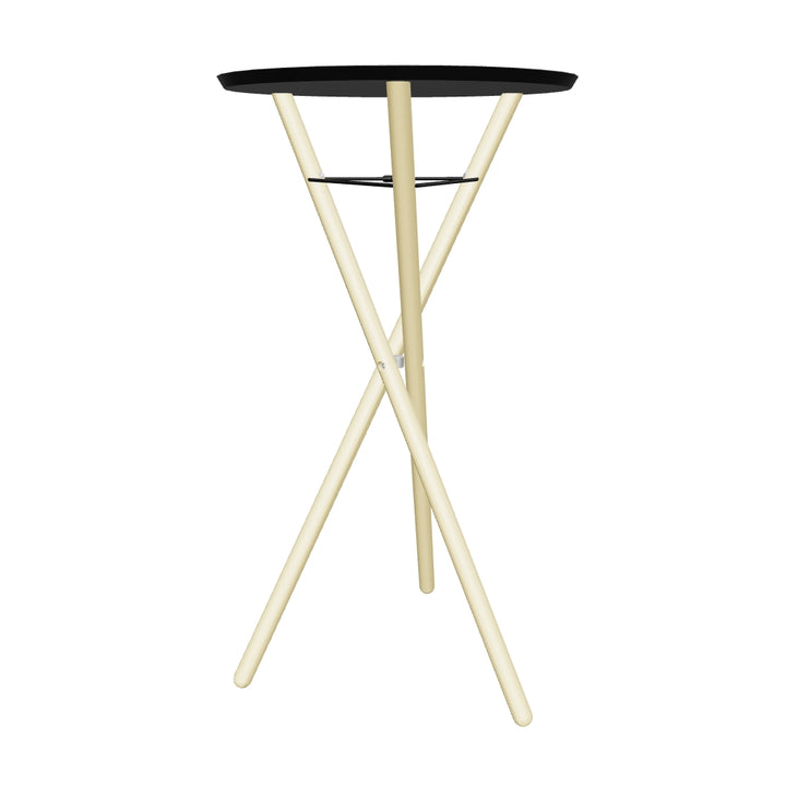 <transcy>Table haute Meet and Greet, bois de frêne rond</transcy>