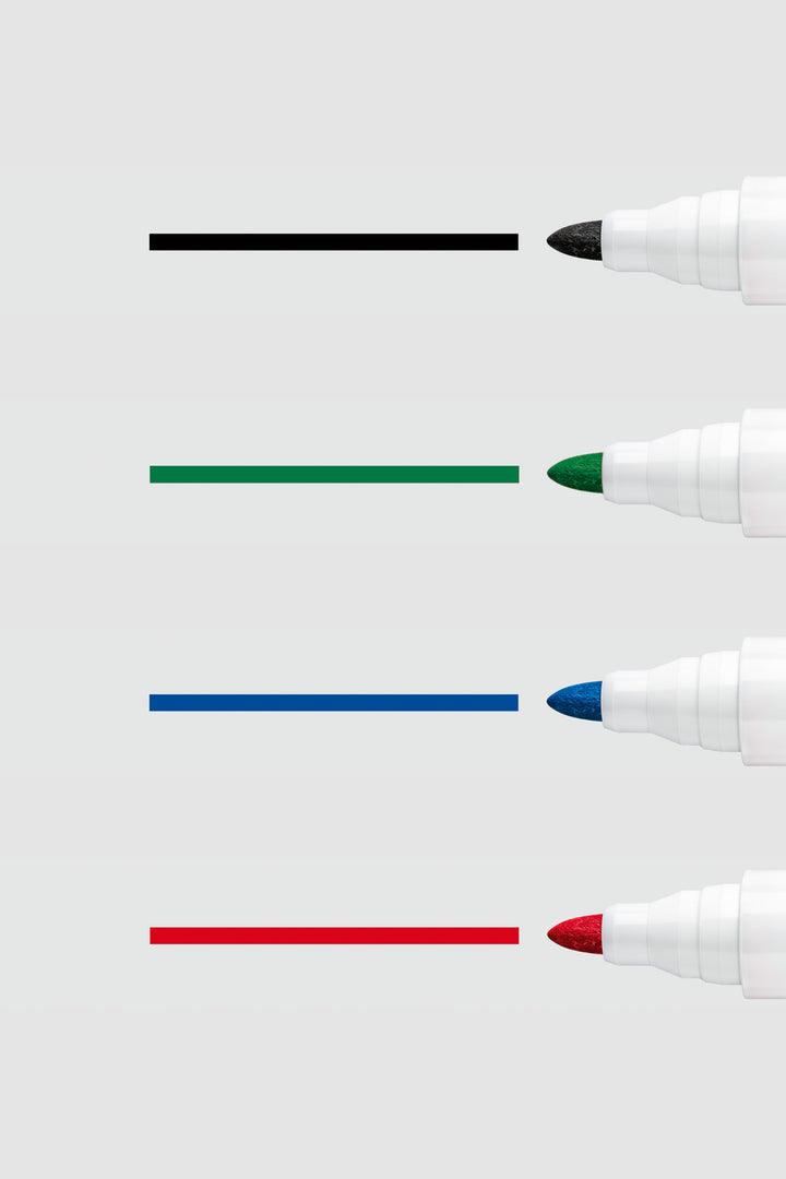 Whiteboardmarker, 4-er Set, Rundspitze 2mm - roomours.de