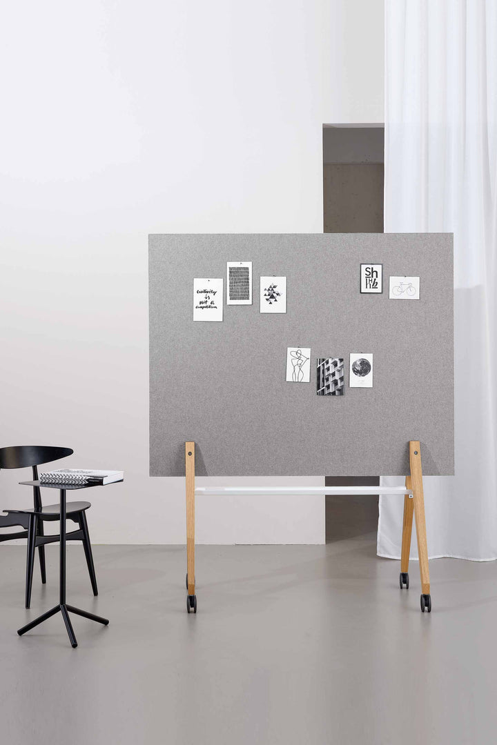 Tableau d'affichage Pin Up on Tour 150cm, blanc