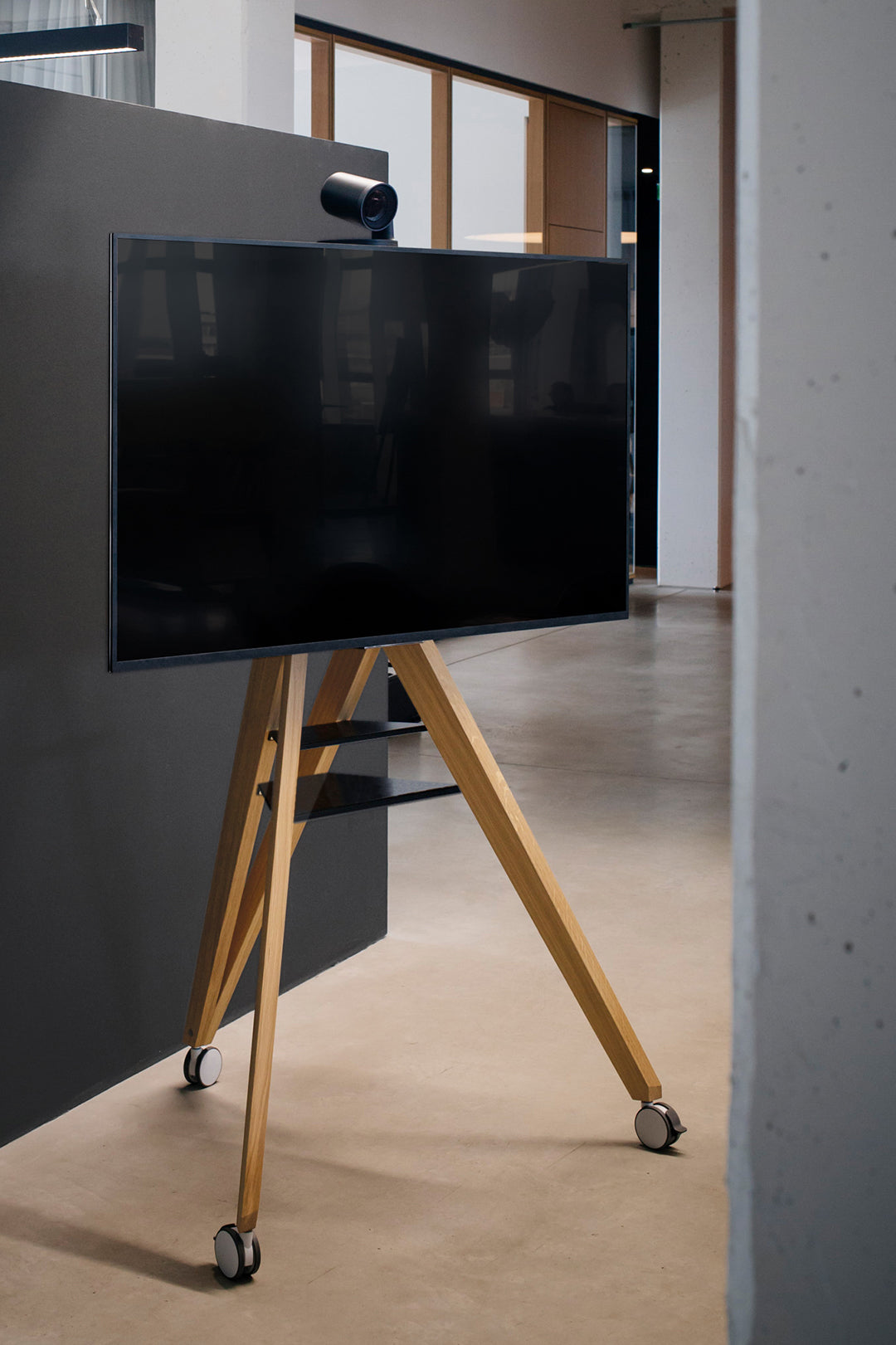 <tc>Mobile TV stand for monitors up to 65